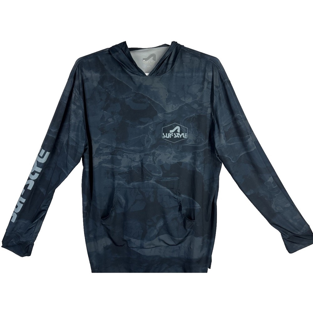 Surf Style Performance size XXL UPF 50 multicolor hoodie men's - Picture 1 of 11